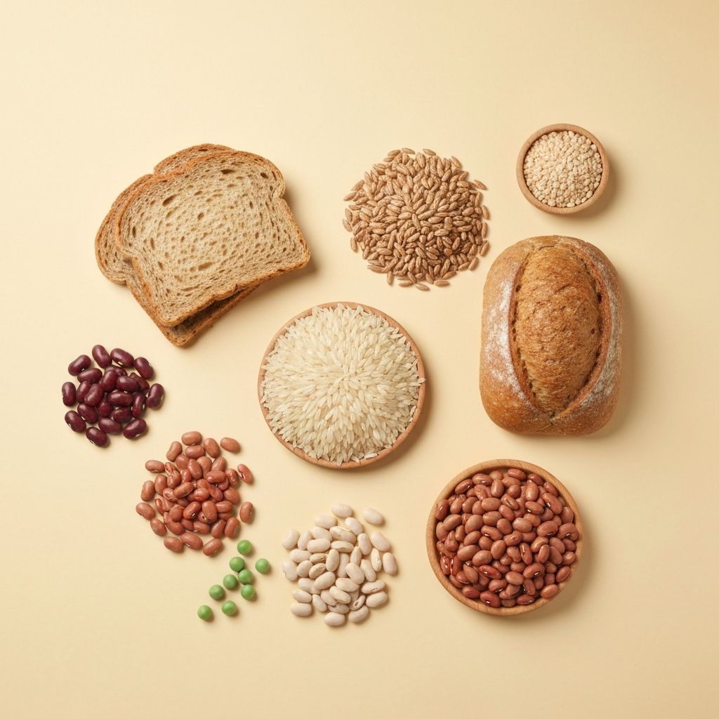 Whole grains and legumes